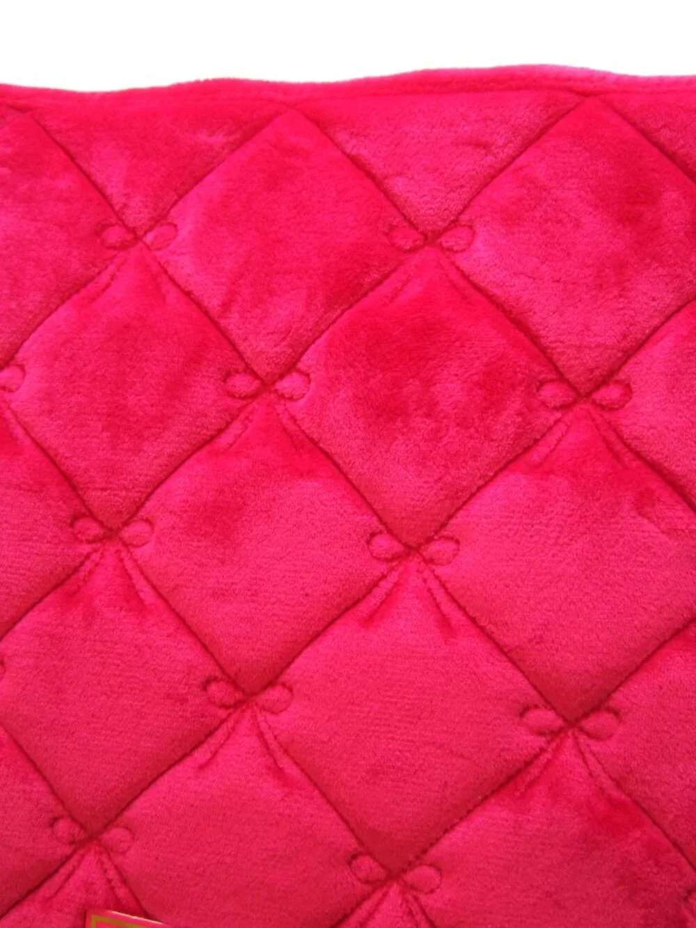 Juicy Couture Hot Pink Bow Memory Foam Bath Rug